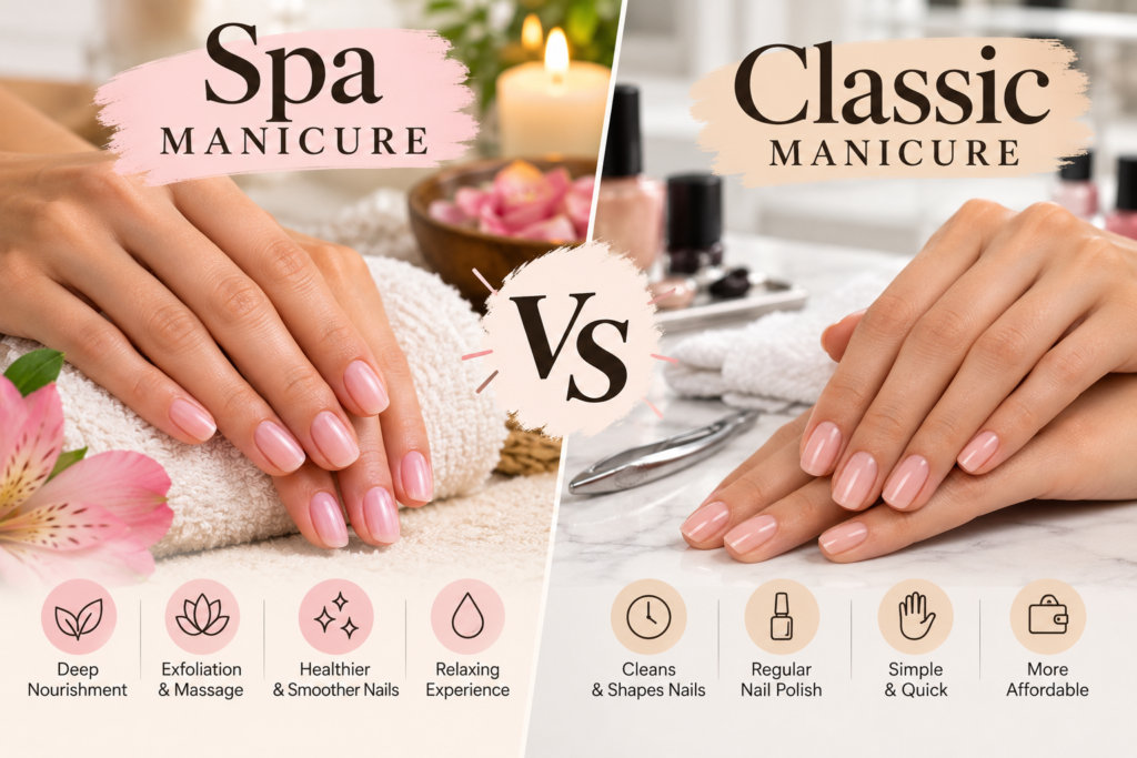 Spa Manicure vs Classic Manicure